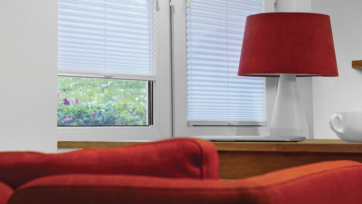 Pleated blinds